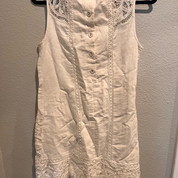 ANTHRO Moulinette Soeurs Ivory Lace Dress - Picture 6 of 8